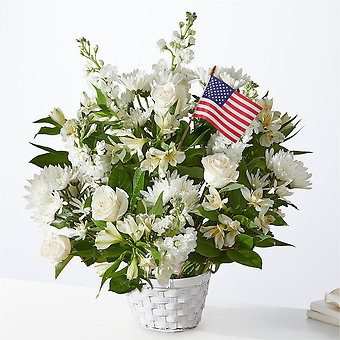 Eternal Affection Arrangement with Flag