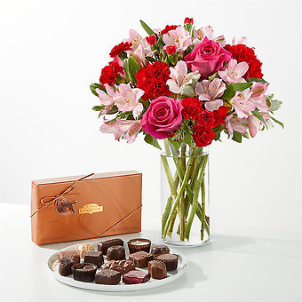 You are Precious Bouquet and Chocolate Gift Set