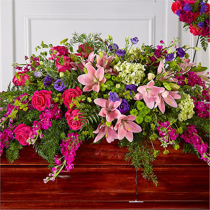 Radiant Tribute Casket Spray
