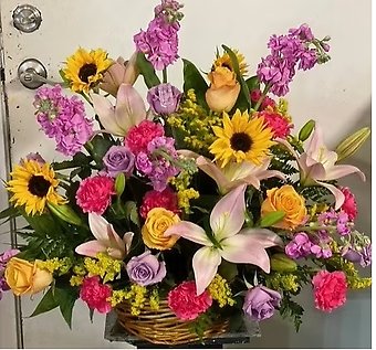 Sunflower Garden Basket